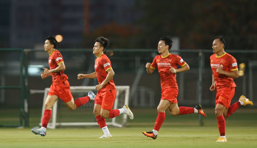 Trọng Hoàng, Văn Hậu, Minh Vương đã sẵn sàng cho trận tới với Malaysia.