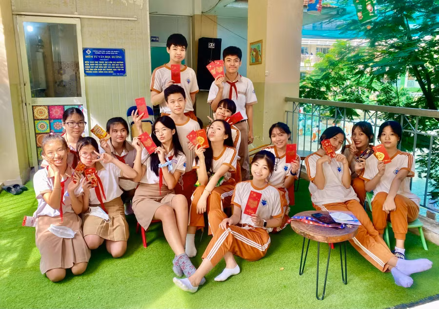 Không gian tư vấn tâm lý học đường của Trường THCS Lương Định Của.