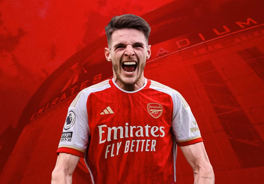Declan Rice trở thành cầu thủ đắt nhất bóng đá Anh.