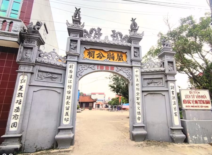 Nhà thờ họ Nghiêm ở Quan Độ, xã Văn Môn (Yên Phong, Bắc Ninh).