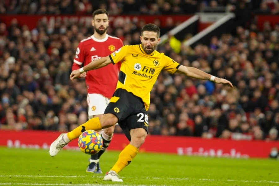 Joao Moutinho ghi bàn thắng duy nhất vào lưới Man Utd hôm 4/1.