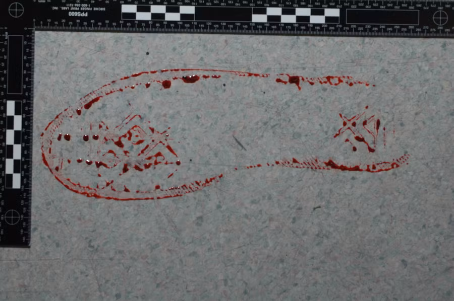 Dấu giày cỡ số 7 tố cáo tội ác của Sef.