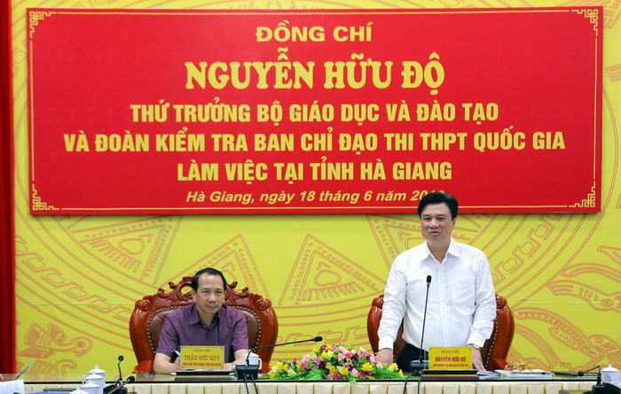 Thứ trưởng Nguyễn Hữu Độ phát biểu tại buổi làm việc Thứ trưởng Nguyễn Hữu Độ phát biểu tại buổi làm việc