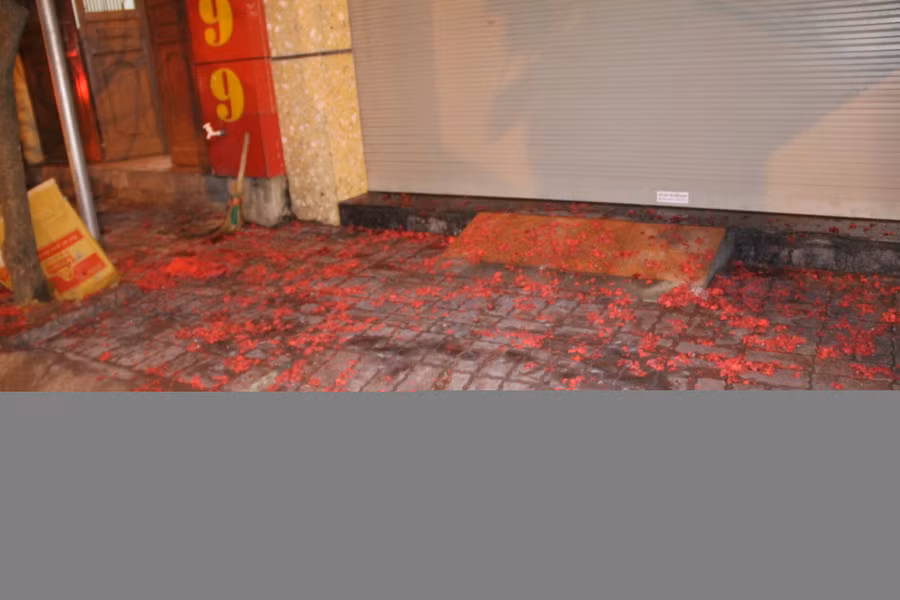 Dùng 200 kg thuốc gây nổ thay pháo