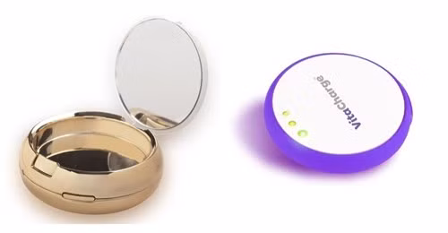 Bộ sạc dành cho nữ giới PowerCompact/VitaCharge pin sạc dự phòng, powerbank, myCharge Style Power, Style Power Plus, iPhone, Moto X, micro-USB, Powercell 10000+, Venture 30 Recharger, Lepow Poki Power Bank, PowerStand Boost