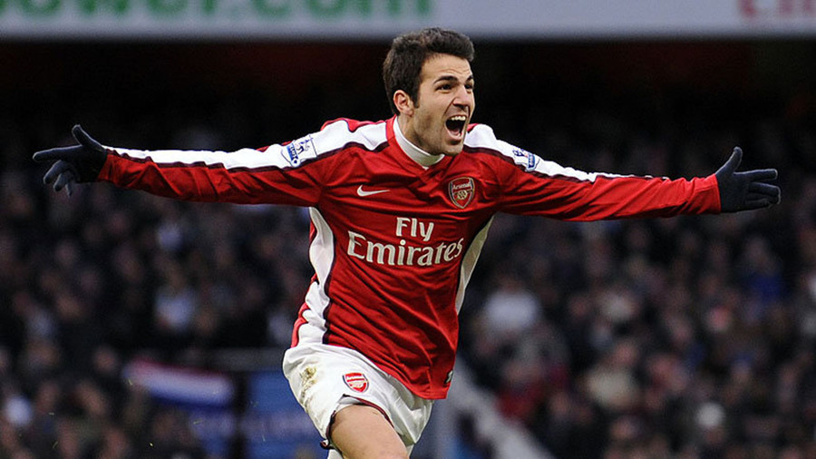 Cesc Fabregas thời còn bùng cháy trong màu áo Arsenal. Cesc Fabregas thời còn bùng cháy trong màu áo Arsenal.