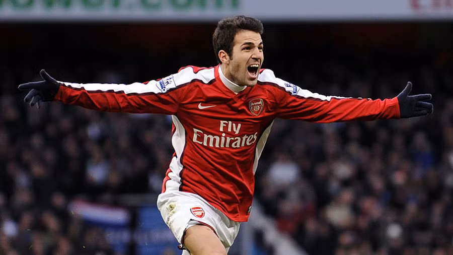 Cesc Fabregas thời còn bùng cháy trong màu áo Arsenal.