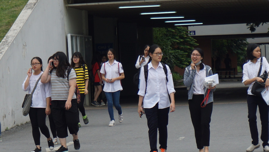 Thí sinh dự thi THPTQG năm 2018