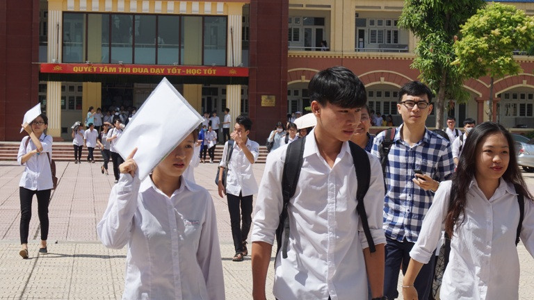 Thí sinh tham dự kỳ thi THPTQG 2017 Thí sinh tham dự kỳ thi THPTQG 2017