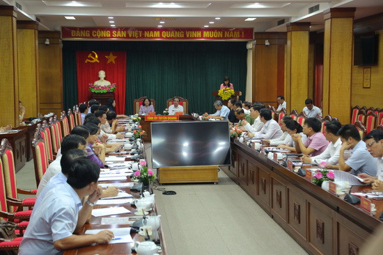 Phó Chủ tịch nước Đặng Thị Ngọc Thịnh làm việc với tỉnh ủy Tuyên Quang. Ảnh:Việt Hà Phó Chủ tịch nước Đặng Thị Ngọc Thịnh làm việc với tỉnh ủy Tuyên Quang. Ảnh:Việt Hà