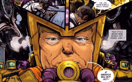Donald Trump tro thanh sieu ac nhan o truyen tranh Marvel - Anh 1