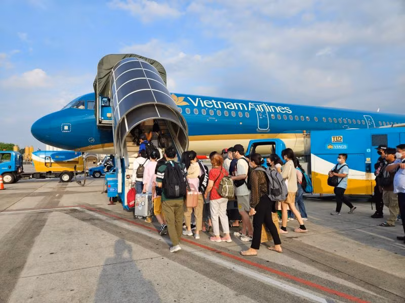 Tỉ lệ lấp đầy trên các đường bay nội địa có xu hướng tăng trong dịp lễ 2/9