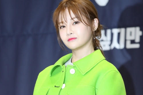 Boram trong họp báo phim. Boram trong họp báo phim.