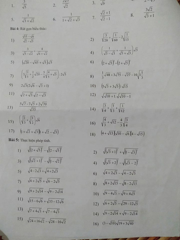Cô giáo bảo “tiết này chỉ cần làm 1 bài tập”, chưa kịp vui sướng học sinh "hết hồn" khi nhìn lên bảng ảnh 3 Vui sướng vì cô giáo bảo tiết này chỉ cần làm một bài tập, học trò vô tư nói chuyện cho đến khi nhìn lên bảng thấy cái đề thì... hết cả hồn-3