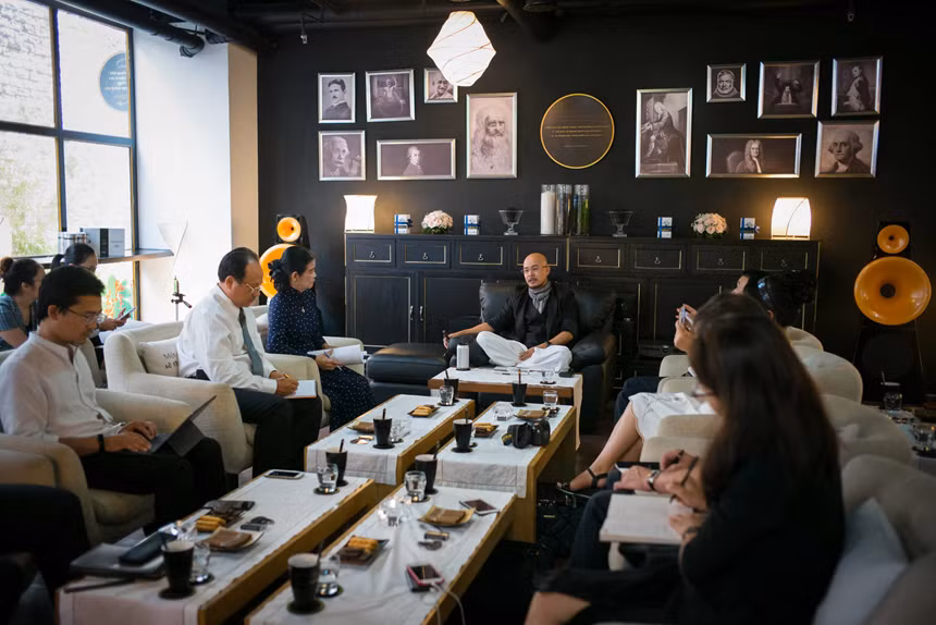 Ông Đặng Lê Nguyên Vũ gặp gỡ báo chí sáng 8/6. Ảnh: Tô Thanh Tân. Ông Đặng Lê Nguyên Vũ gặp gỡ báo chí sáng 8/6. Ảnh: Tô Thanh Tân.