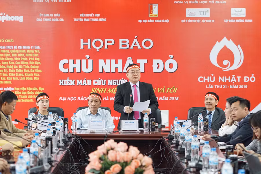 Họp báo Ngày hội Chủ nhật đỏ lần thứ XI/2019 vừa diễn ra sáng 26/12