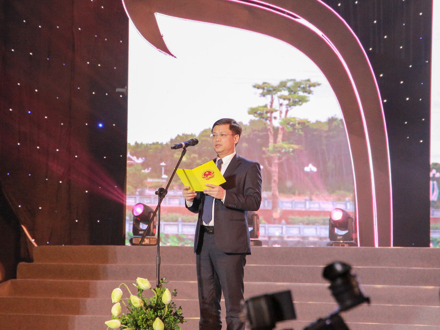 Ông Nguyễn Thanh Bình - Phó Chủ tịch Thường trực UBND tỉnh Thừa Thiên – Huế phát biểu tại chương trình. Ông Nguyễn Thanh Bình - Phó Chủ tịch Thường trực UBND tỉnh Thừa Thiên – Huế phát biểu tại chương trình.