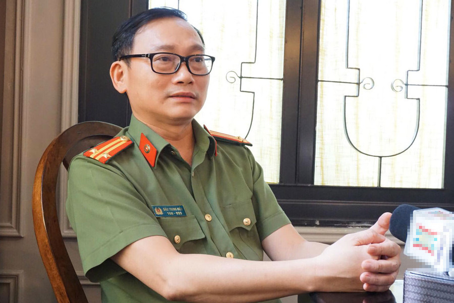 Tiến sĩ, Thượng tá Đào Trung Hiếu, chuyên gia tội phạm học Bộ Công an.