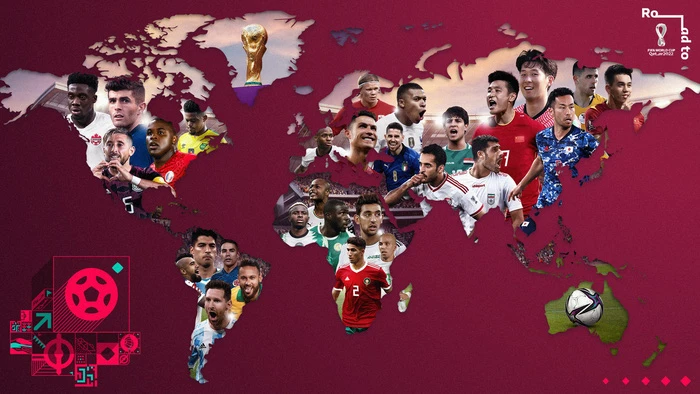 Tiến Linh xuất hiện ở góc ngoài cùng bên phải trong tấm poster của FIFA.