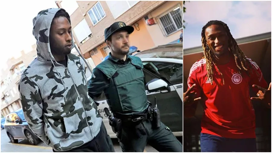 Ruben Semedo vừa bị cảnh sát Hy Lạp bắt giữ vì cáo buộc hiếp dâm thiếu nữ 17 tuổi.