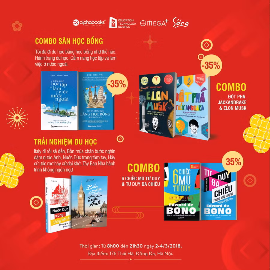 Đa dạng sách giảm giá đầu năm