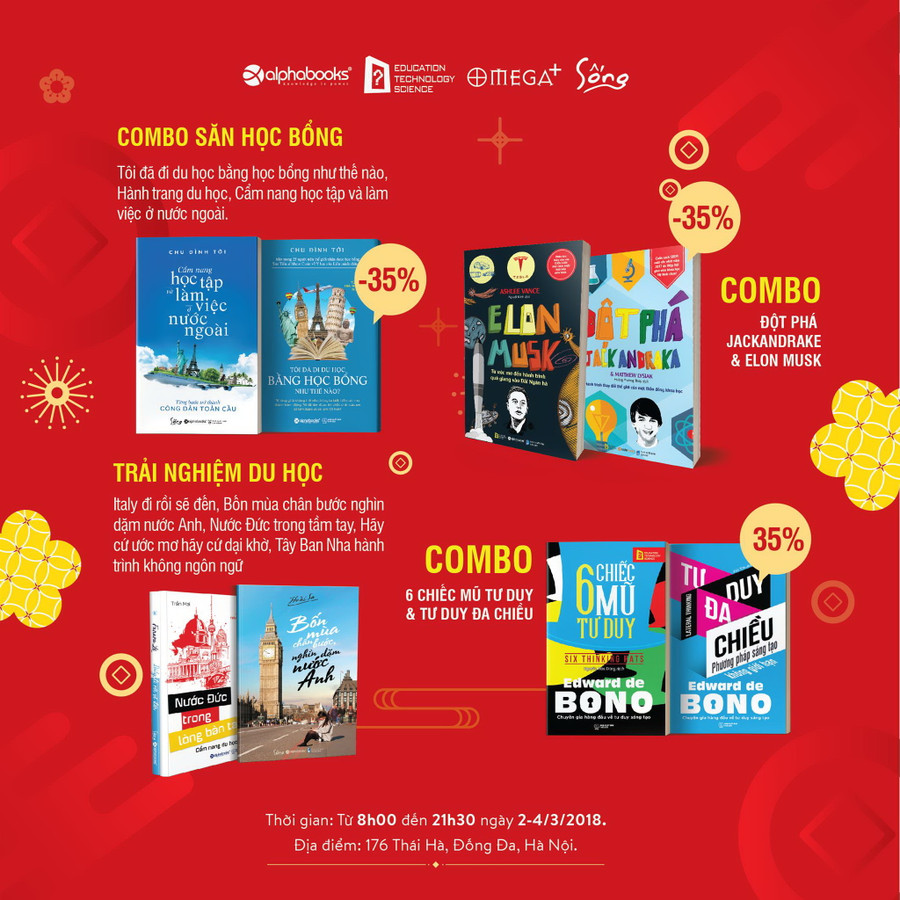 Đa dạng sách giảm giá đầu năm