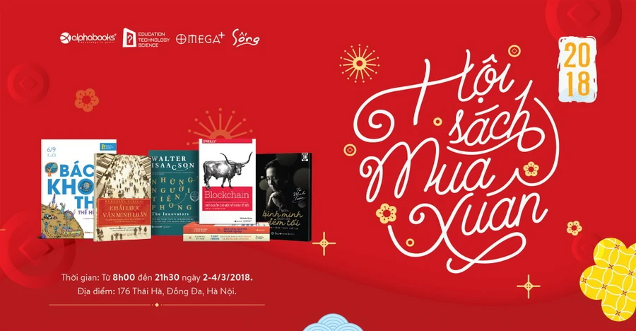 Hội sách mùa xuân là một trong những hoạt động của Alpha Books 