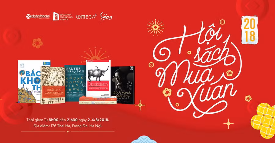 Hội sách mùa xuân là một trong những hoạt động của Alpha Books 