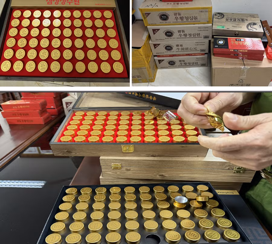 Công an Thanh Hóa phát hiện, bắt giữ thực phẩm chức năng chống đột quỵ giả bán tại Coopmart Thanh Hóa.