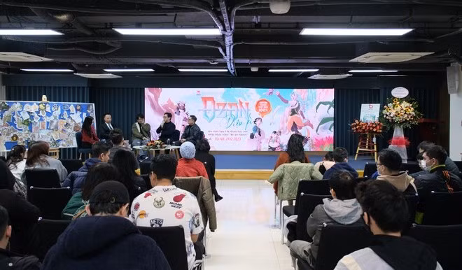 Buổi ra mắt bộ truyện tranh Việt 'Bí ẩn Ozon'.