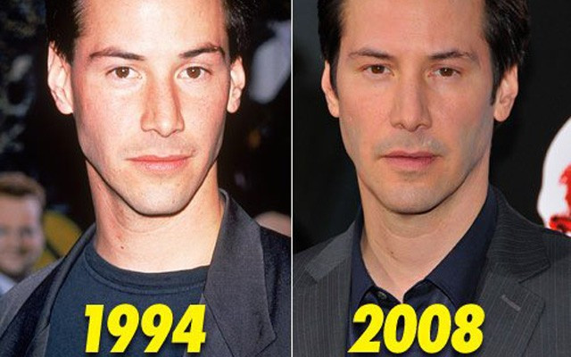 Từng trải qua rất nhiều biến cố và trong cuộc đời và sự nghiệp nhưng nam diễn viên Keanu Reeves không hề già đi theo năm tháng. Trái lại, nam tài tử lại ngày càng trở nên phong độ, lịch lãm. Bên cạnh sự nghiệp lừng lẫy Keanu lại có cuộc sống không mấy yên bình. Ở tuổi 50 anh vẫn phải chịu cuộc sống độc thân khi cùng lúc mất đi con gái và người vợ sắp cưới vào năm 2001 . Những sao Hollywood không hề thay đổi sau hơn 10 năm