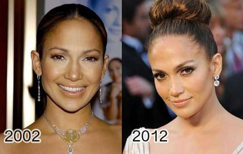 Vẻ đẹp và sự trẻ trung của bà hoàng Jeniffer Lopez ở thời điểm hiện tại phần lớn nhờ vào các liệu pháp thẩm mỹ nhưng không thể phủ nhận một điều rằng thời gian càng làm cho nét đẹp của cô trở nên rực rỡ. Những sao Hollywood không hề thay đổi sau hơn 10 năm