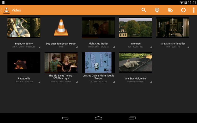 Giao diện VLC"s media player Giao diện VLC"s media player