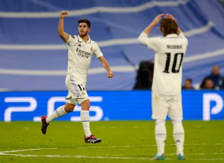 Marco Asensio nhân đôi cách biệt cho Real Madrid dù vào sân từ băng ghế dự bị.