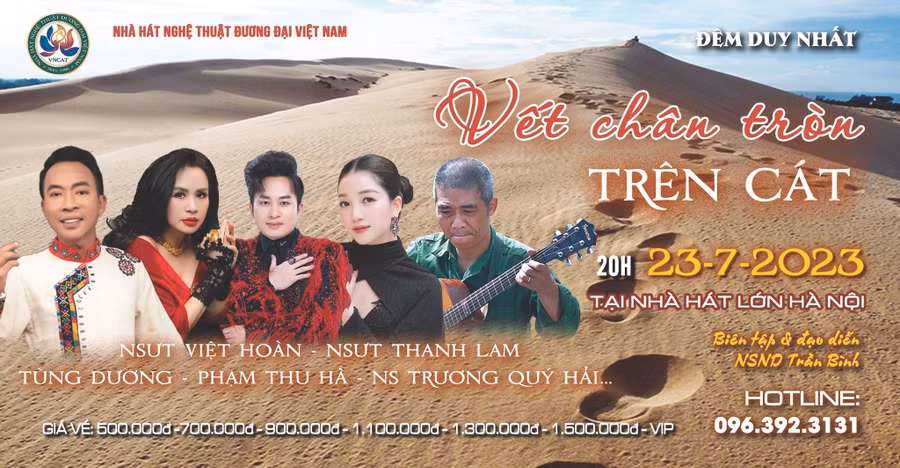 Lắng lại cùng 'Vết chân tròn trên cát'