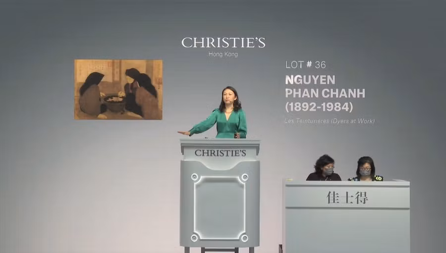 Tranh Việt ngày càng có giá tại các cuộc đấu giá quốc tế.