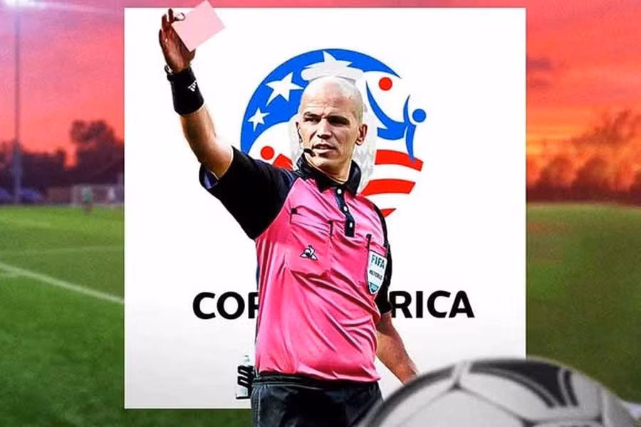 Thẻ hồng chính thức được áp dụng tại Copa America 2024.