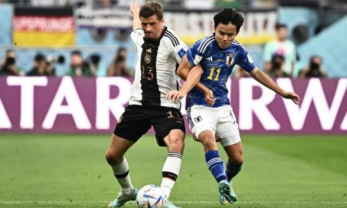 Nhật Bản gây sốc khi thắng Đức ở trận ra quân. Nhật Bản gây sốc khi thắng Đức ở trận ra quân.