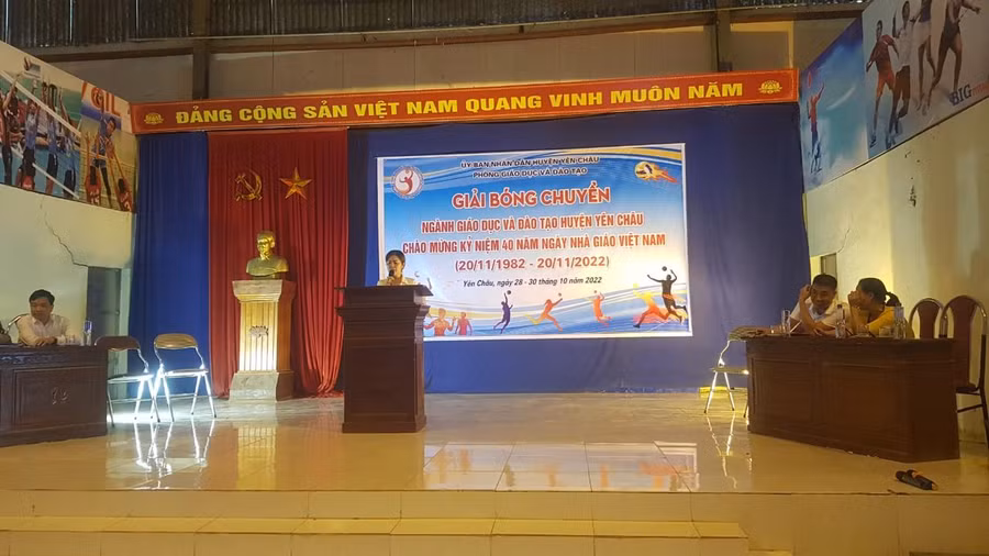 Việc tổ chức giải thể thao nhằm nâng cao tinh thần luyện tập thể dục thể thao, nâng cao sức khỏe trong đội ngũ cán bộ, giáo viên toàn ngành giáo dục.