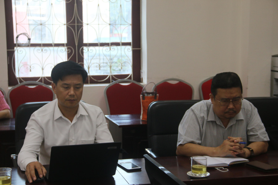 Các đại biểu dự Hội nghị trực tuyến. Các đại biểu dự Hội nghị trực tuyến.