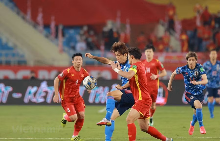Việt Nam thua Nhật Bản 0-1 trên sân Mỹ Đình hôm 11/11.