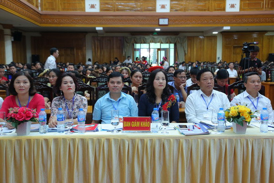 Ban Giám khảo hội thi. Ảnh: Việt Hà Ban Giám khảo hội thi. Ảnh: Việt Hà