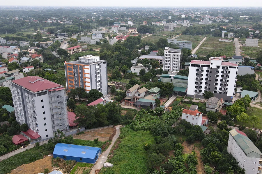 Chung cư mini trên địa bàn huyện Thạch Thất.