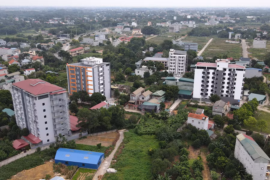 Chung cư mini trên địa bàn huyện Thạch Thất.
