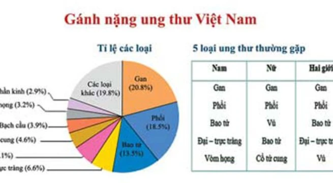 Mỗi năm có tới 150.000 ca mắc mới ung thư