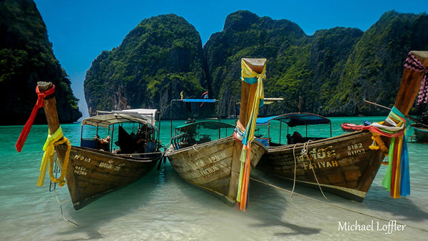 Chàng trai đi vòng quanh thế giới để chữa trầm cảm ảnh 2 Đảo Maya Bay, Thái Lan.