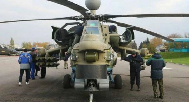 Mi-28NM được trang bị tên lửa dẫn đường mới.