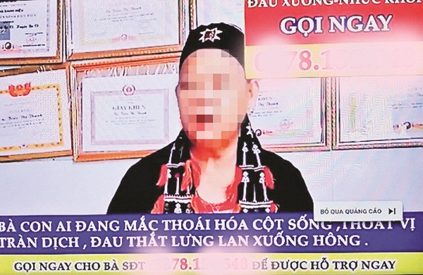 Trên mạng xã hội tràn lan quảng cáo của các “thần y” tự xưng, với nội dung quảng cáo xấu độc... Nguồn: SKĐS.