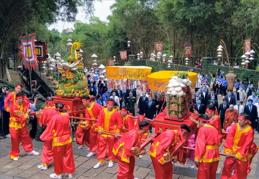 Nghi thức lễ được chuẩn bị chu đáo. Ảnh: Thống Nhất/TTXVN.