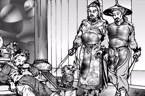 Nguyễn Thực vì xã tắc mà chặt một chân của Trịnh Xuân - con chúa Trịnh Tùng. Ảnh minh họa: IT.